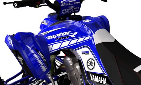 Adhesivos Quad Yamaha Raptor Aniversario Azul Extremegraphics Es
