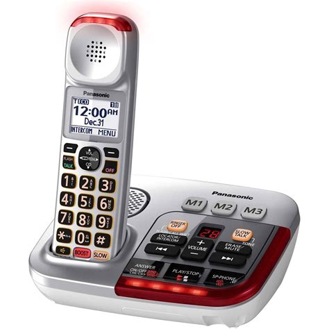 Panasonic Kx Tgm490s Amplified Cordless Phone And Answering Machine