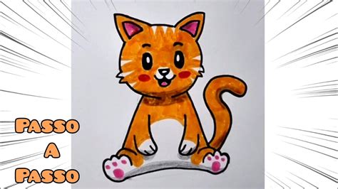 Desenho De Gato Passo A Passo