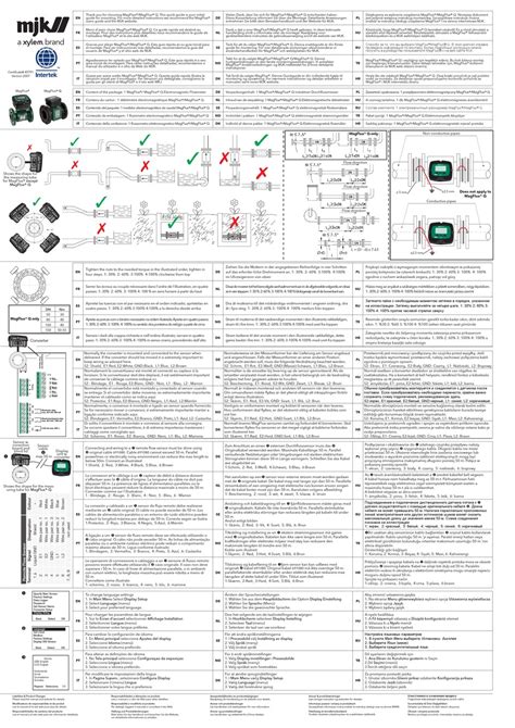 XYLEM MJK MAGFLUX QUICK START MANUAL Pdf Download ManualsLib