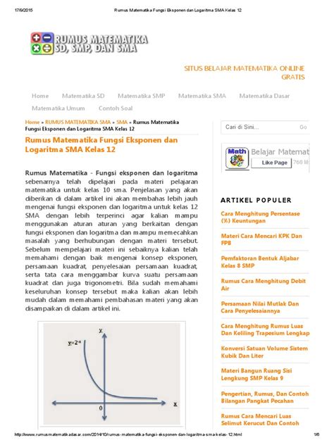 Logaritma memindahkan fokus perhitungan dari angka normal ke. Contoh Soal Penerapan Logaritma Dalam Kehidupan Sehari ...
