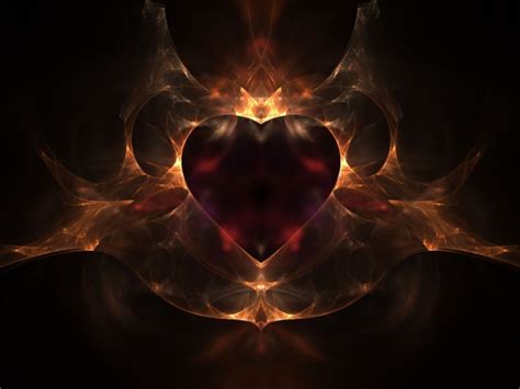Heart With Flames Heart On Fire Black Dark Flames Love Red Hearts