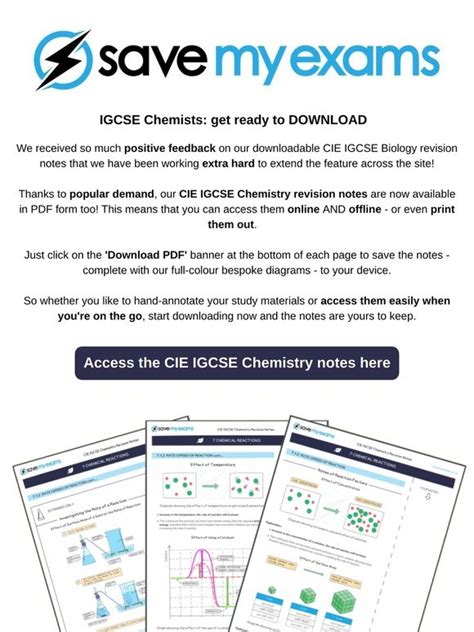 Save My Exams Download Our Chemistry Revision Notes Today Milled