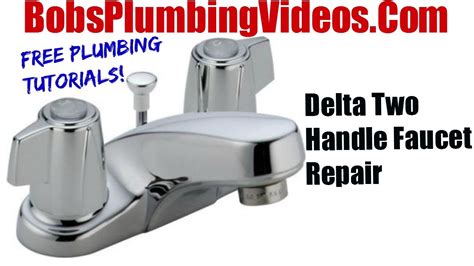 Replace your two handle widespread cartridge(s). Delta Faucet - Cartridge Faucet Repair - YouTube