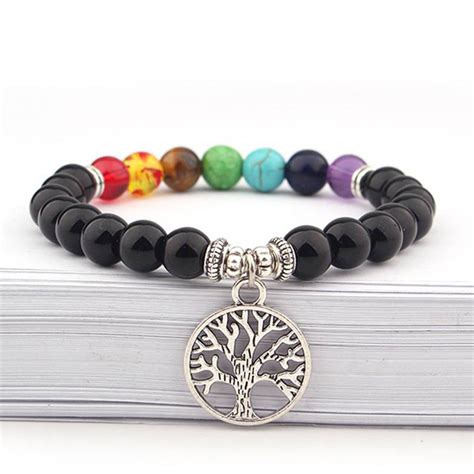 Pulsera De Los 7 Chakras Con Árbol De La Vida - VERALY