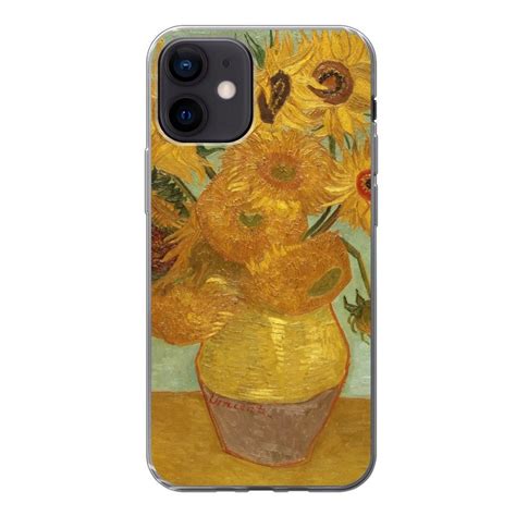 Muchowow Handyhülle Sonnenblumen Vincent Van Gogh Handyhülle Apple Iphone 12 Smartphone