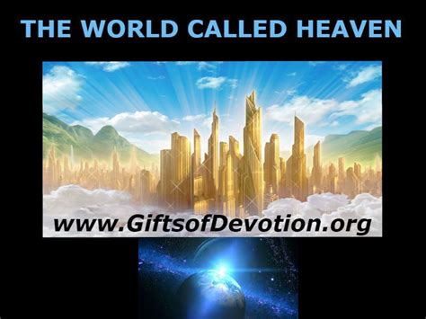 The World Called Heaven ️ Heaven Holy Spirit World