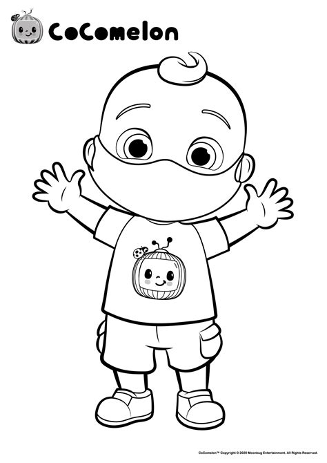 You can download free printable cocomelon coloring pages at coloringonly.com. CoComelon - 🖍️ COLORING PAGE WEDNESDAY 🎨 Help JJ get ready ...