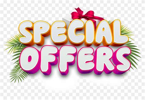 Special Offers And Discount Codes Special Offer Png Logo Transparent