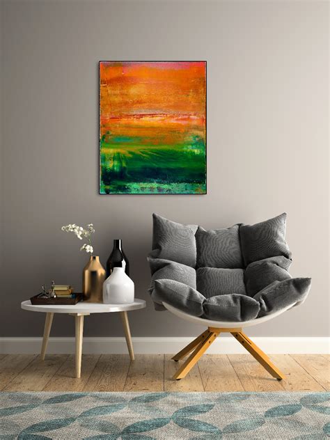 Sold Incandescent California Sunset By Nestor Toro Abstract Art