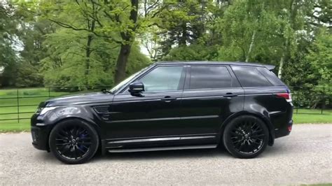 2016 Range Rover Sport Svr 50 V8 Supercharged All Black Youtube