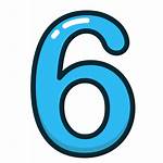 Number Numbers Icon Six Study Icons Numero