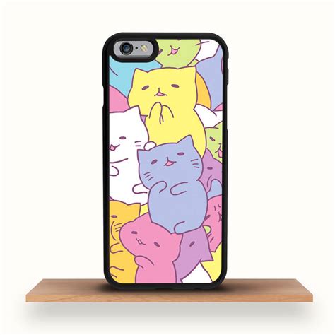 kawaii cats iphone case 12 13 14 15 se by crank