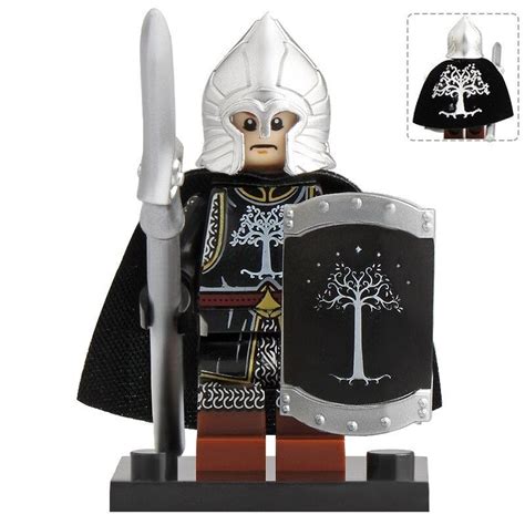 11pcsset Gondor Soldiers Knights With Spear Lord Of The Rings Lego
