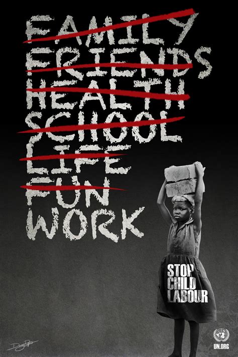 Stop child labor , international day of education celebration vector template design illustration. School project S6 - Stop child labor | Dany Pepin ...