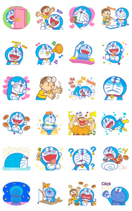 Line Official Stickers Doraemon Moving Backgrounds