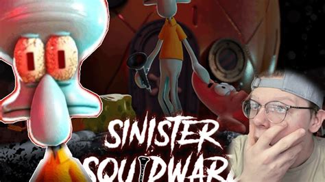 Squidward Has Gone Crazy Sinister Squidward Youtube