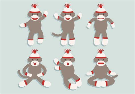 Sock Monkey Vector Download Free Vector Art Stock Graphics And Images
