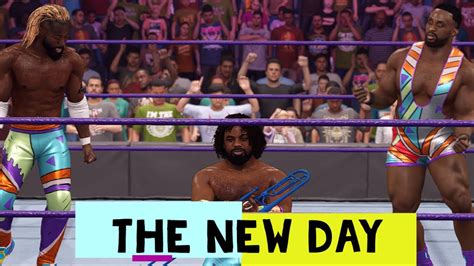 The New Day Vs The Hurt Buisness Wwe 2k22 Youtube