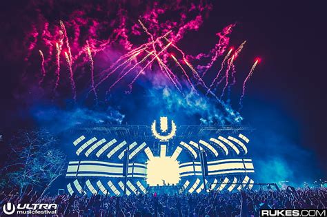 Hd Wallpaper Ultra Music Festival Rukes Stages Lights Photography