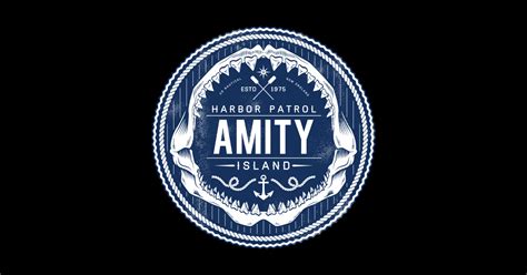 Amity Island Harbor Patrol Jaws T Shirt Teepublic