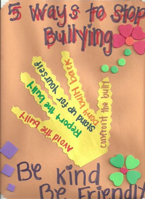 Anti Bullying Poster Easy New Version Of This Video Has Been Created