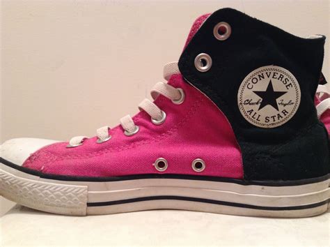 Converse Pink High Top Sneaks Luv It Want It Black Converse
