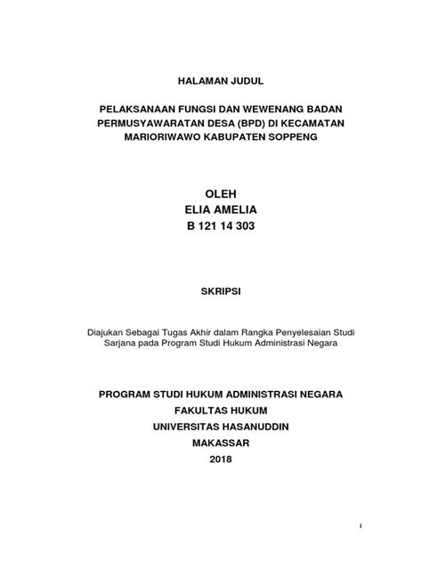 Dengan demikian maksud dari judul skripsi ini secara keseluruhan adalah jaminan atas adanya kepastian hukum guna melindungi konsumen atas penawaran barang dan/ . Contoh Judul Skripsi Hukum Tata Negara Tentang Desa - Ide Judul Skripsi Universitas