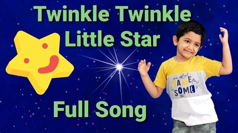 Twinkle Twinkle Little Star Full Song By Ahil Nursery Rhyme For Kids