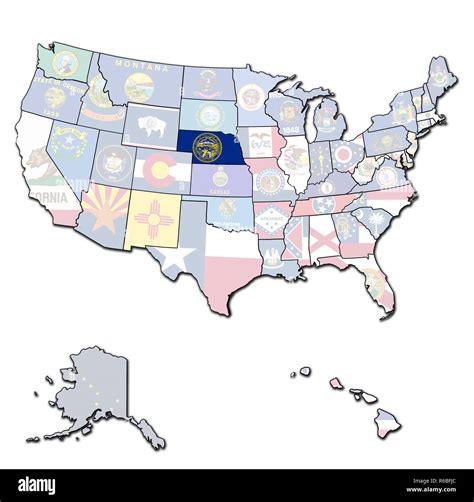 Nebraska On Map Color 2018