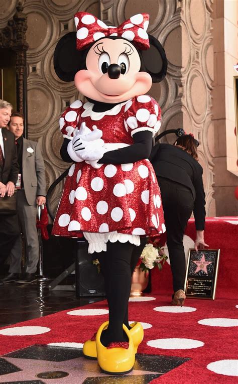 Minnie Mouse From Celebs With Their Hollywood Walk Of Fame Stars E News