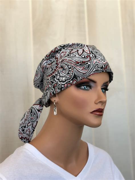 women s surgical scrub cap scrub hat cancer head scarf chemo headwear alopecia head cover