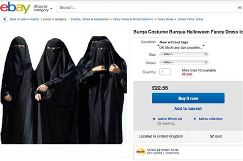 Ebays Now Selling Burkas As Halloween Costumes To Muslims Grief