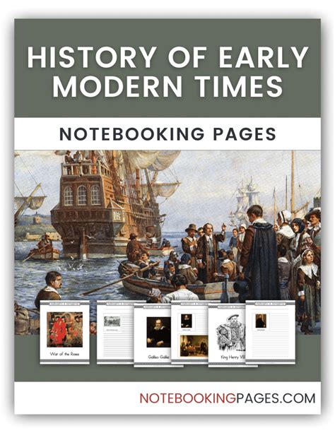 History Of Early Modern Times Notebooking Pages