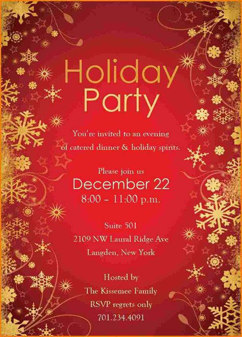 christmas party letter template - Bing | Christmas party invitations