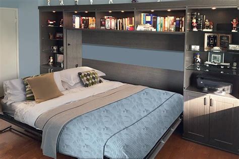 The media room closet can be used to store movies, music and video games, and possibly even to hide components and wiring. Convert your office into a bedroom #bedroom #office # ...