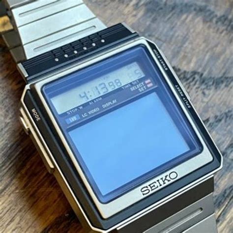 Rare Seiko Tv Watch First Edition Dxa001 1982 T001 5000 James Bond