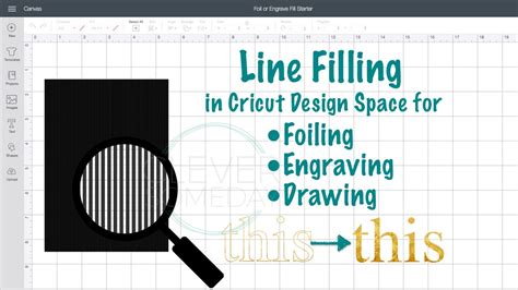 Filled In Foiling Engraving And Drawing With Cricut Design Space Youtube