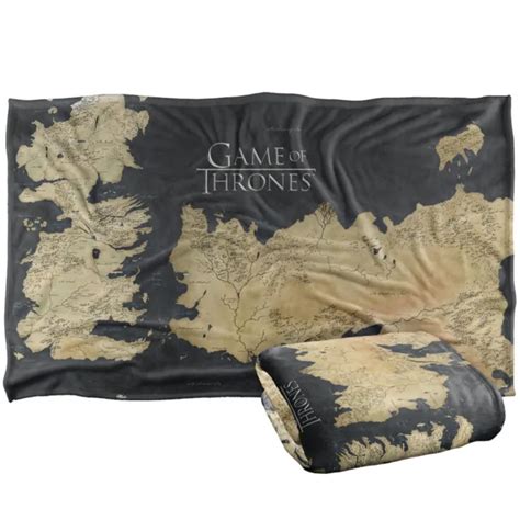 Game Of Thrones Westeros Map Silky Touch Super Soft Throw Blanket 34