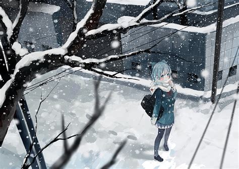 2560x1440px Free Download Hd Wallpaper Anime Anime Girls Touhou Cirno Snow Winter