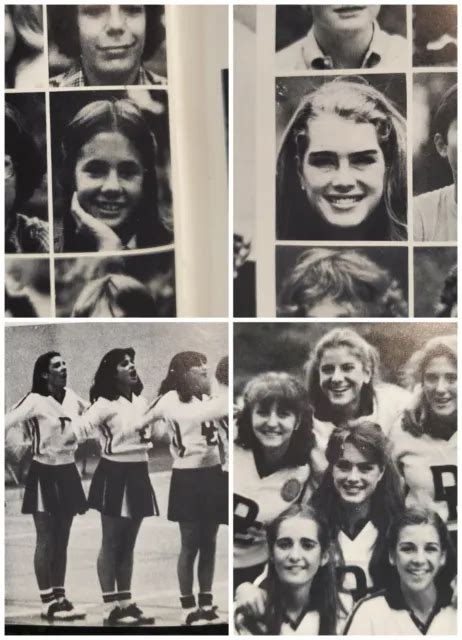 Brooke Shields Mira Sorvino High School Yearbook 1981 Eur 37465