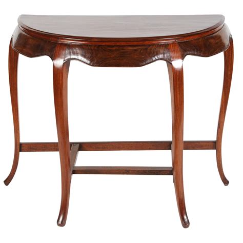 Chinese Rosewood Demilune Table on DECASO.com | Demilune ...