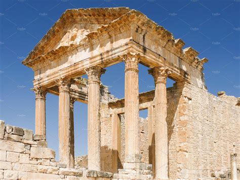 Dougga Roman Ruins Tunisia Featuring Dougga Tunisia And Landmark