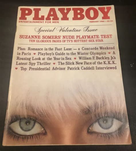 VINTAGE PLAYBOY MAGAZINE February 1980 Suzanne Somers Nude Playmate