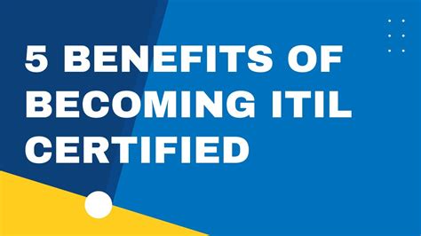Benefits Of Getting Itil Certified Youtube