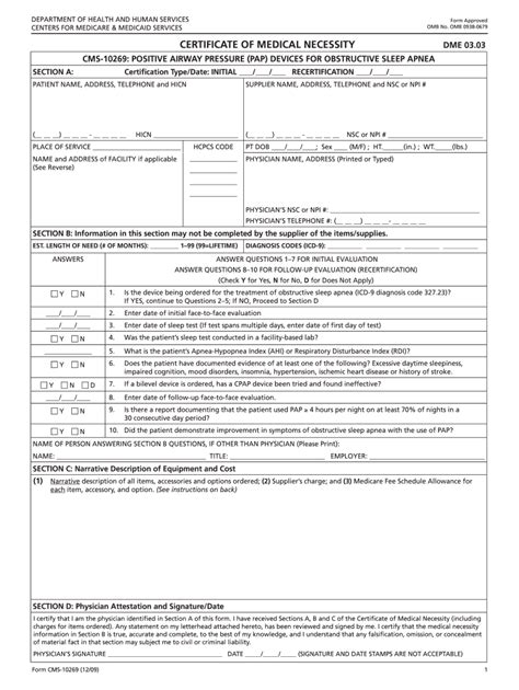 Certificate Of Medical Necessity Form Fill Out And Sign Printable Pdf