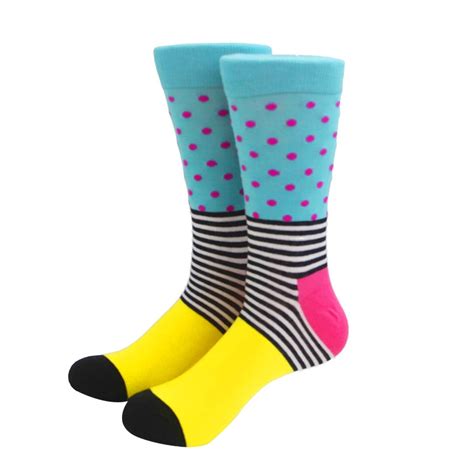 1 Pair Hit Colorful Meias Men Sock Cotton Colorful Male Socks Creative