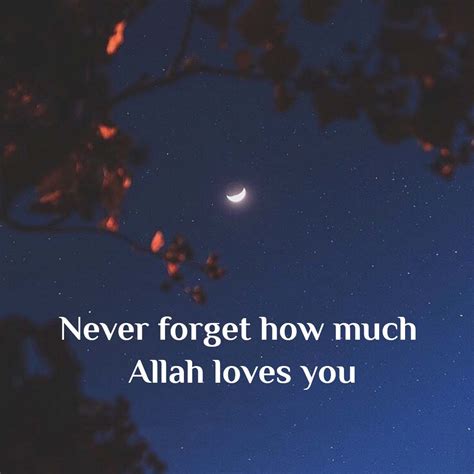 Never Forgets How Much Allah Loves You Islamtics
