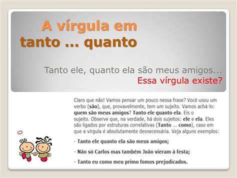 Tanto Quanto Tem Vírgula