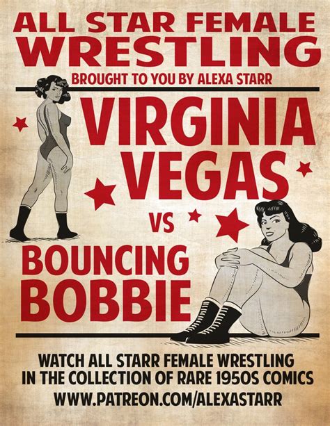 Alexa Starr Is Creating A Female Wrestling Comic From The 1950s
